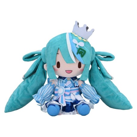 Character Vocal Series - 01: Hatsune Miku Fuwa Petit Plush Figure Hatsune Miku LAWSON 50th Anniversary Special LIVE L 30 cm
