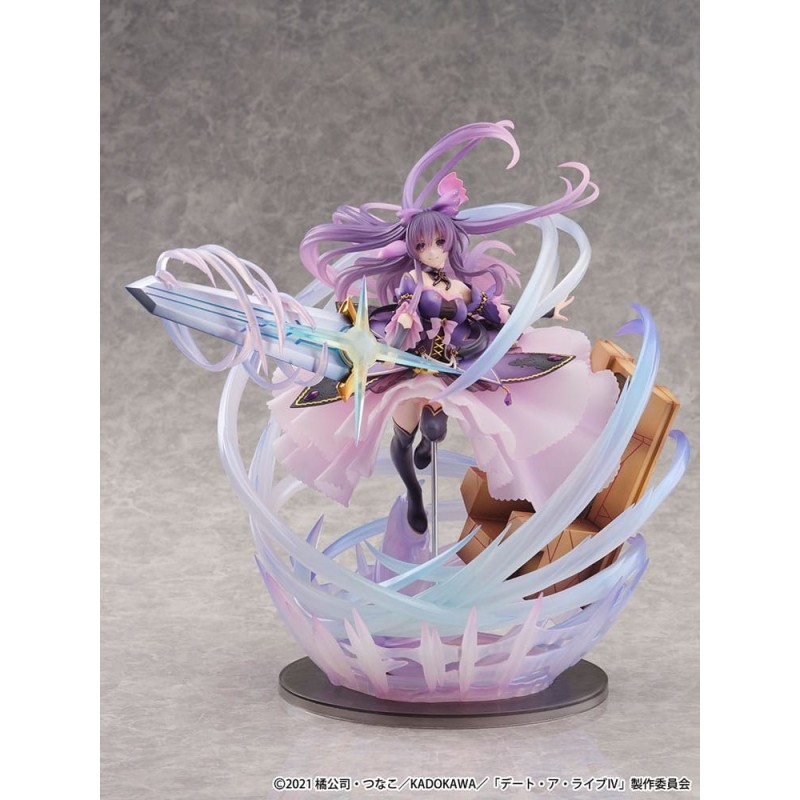 Date A Live - IV SHIBUYA SCRAMBLE FIGURE PVC Statue 1/6 Tohka Yatogami Princess Amethyst Dress Ver. 32 cm