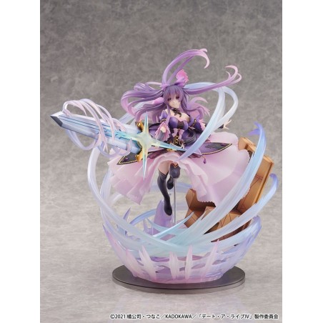 Date A Live - IV SHIBUYA SCRAMBLE FIGURE PVC Statue 1/6 Tohka Yatogami Princess Amethyst Dress Ver. 32 cm