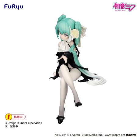 Hatsune Miku - Noodle Stopper PVC Statue Flower Fairy White Rose 14 cm