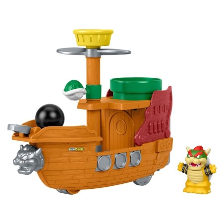 Super Mario - My Mario Little People Playset Bowser's Airship