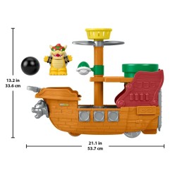 Super Mario - Playset My Mario Little People Vaisseau de Bowser