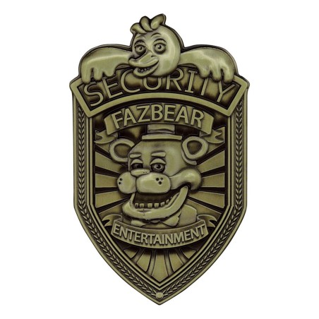 Five Nights at Freddy’s - Five Nights at Freddy's Replica Security Badge Antique Brass Edition