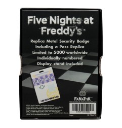 Five Nights at Freddy’s - Five Nights at Freddy's Replica Security Badge Antique Brass Edition