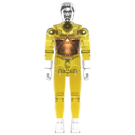 Micronauts - Figurine ReAction+ Time Traveler (Translucent Yellow) 10 cm