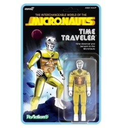 Micronauts - ReAction+ Action Figure Wave 03 Time Traveler (Translucent Yellow) 10 cm