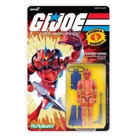 GI Joe - Figurine ReAction+ Hydro Viper (Comic) 10 cm