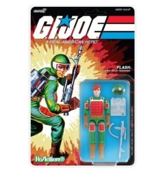 GI Joe - Figurine ReAction+ Flash (Comic) 10 cm