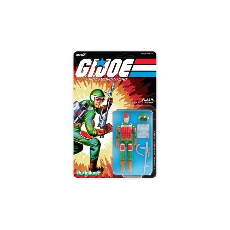 GI Joe - ReAction+ Action Figure Wave 07 Flash (Comic) 10 cm