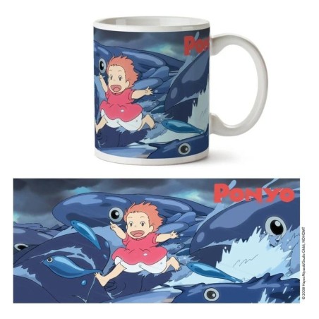 Ponyo sur la falaise - Mug Waves