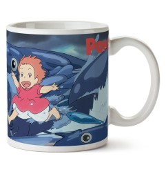 Ponyo sur la falaise - Mug Waves