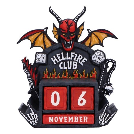 Stranger Things - Calendrier perpétuel Hellfire Club 15 cm