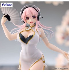 Super Sonico - Trio-Try-iT PVC Statue White China Dress Ver. 21 cm