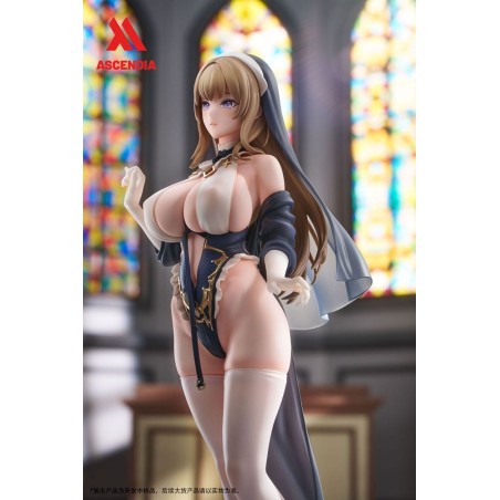 Original Character - PU Statues 2-Pack 1/6 Lily Nun & Emily Nurse Illustration by Chowbie 26 cm