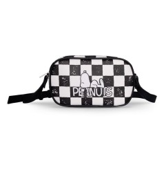 Snoopy - Sac à bandoulière Checkerboard Logo Snoopy