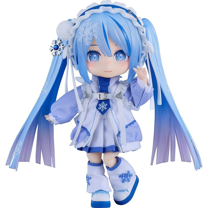 Character Vocal Series - 01: Hatsune Mik Nendoroid Doll Action Figure Snow Miku: Yukiiro Pop Ver. 14 cm