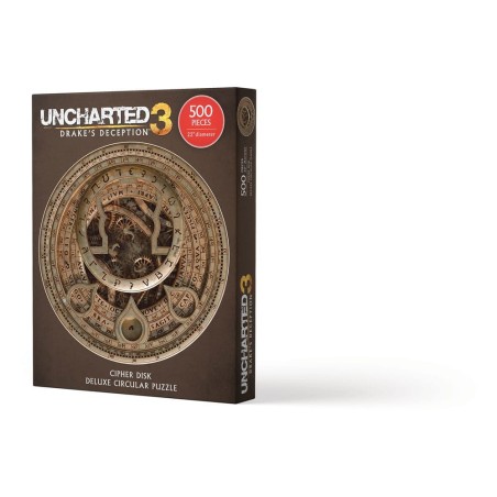 Uncharted - Jigsaw Puzzle Cipher Disk Circular Deluxe (500 pieces)