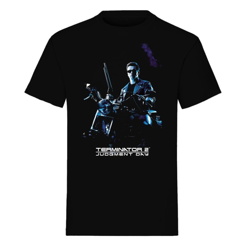 Terminator - T-Shirt Terminator Bike Pose Noir