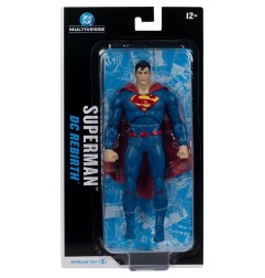 DC Multiverse - Figurine Superman (Rebirth) (Blister Card) 18 cm