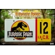 Jurassic Park - Réplique 1/1 plaque minéralogique Dennis Nedry
