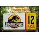 Jurassic Park - Réplique 1/1 plaque minéralogique Dennis Nedry