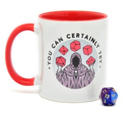 Glassstaff - Pack mug avec dés D20 You can certainly try