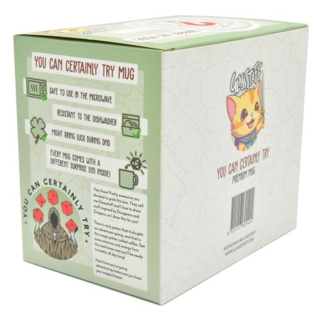 Glassstaff - Pack mug avec dés D20 You can certainly try