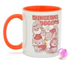 Glassstaff - Gift Set Mug & Dice D20 Dungeons & Doggos