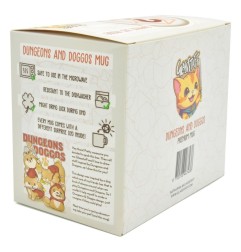 Glassstaff - Pack mug avec dés D20 Dungeons & Doggos