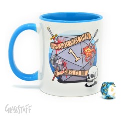 Glassstaff - Gift Set Mug & Dice D20 Guess I'll Die