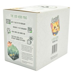 Glassstaff - Gift Set Mug & Dice D20 A D20 Scene