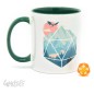 Glassstaff - Pack mug avec dés D20 A D20 Scene