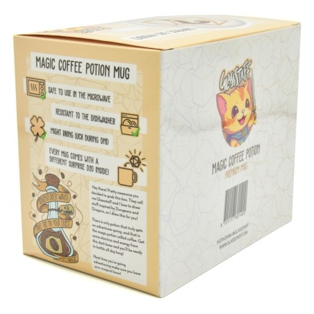 Glassstaff - Pack mug avec dés D20 Coffee Potion