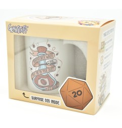 Glassstaff - Pack mug avec dés D20 Coffee Potion