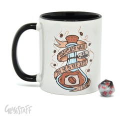 Glassstaff - Gift Set Mug & Dice D20 Coffee Potion