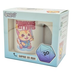 Glassstaff - Gift Set Mug & Dice D20 Dungeons & Kittens