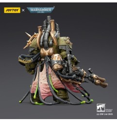 Warhammer 40k - Figurine Death Guard Lord of Virulence with Power Fist and Twin Plague Spewer 14 cm