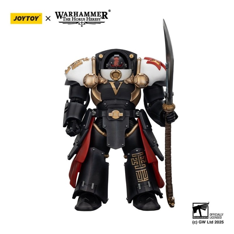 Warhammer The Horus Heresy - Figurine White Scars Ebon Keshig Terminator 1 avec Power Glaive 13 cm