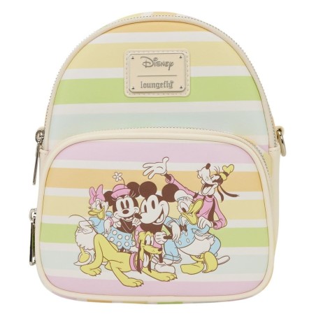 Disney - Sac à dos Mickey and Friends Rainbow Stribes By Loungefly