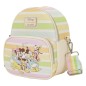 Disney - By Loungefly Crossbody Bag Mickey and Friends Rainbow Stribes