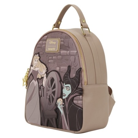 Sleeping Beauty - Disney by Loungefly Mini Backpack Spinning Wheel