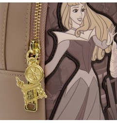 Sleeping Beauty - Disney by Loungefly Mini Backpack  Spinning Wheel