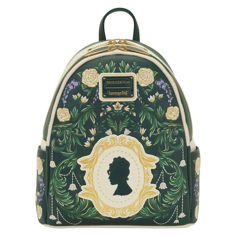 Bridgerton - Netflix by Loungefly Mini Backpack  Silhouette Floral