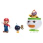 Super Mario - World of Nintendo Mini Figure 2-Pack Mario and Bowser Jr. Clown Car 6 cm