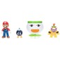 Super Mario - World of Nintendo Mini Figure 2-Pack Mario and Bowser Jr. Clown Car 6 cm