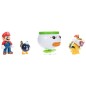 World of Nintendo - Pack 2 figurines Mario and Bowser Jr. Clown Car 6 cm