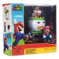 World of Nintendo - Pack 2 figurines Mario and Bowser Jr. Clown Car 6 cm