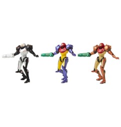 Metroid - World of Nintendo  Mini Figure 3-Pack Chozo Power Suits 6 cm