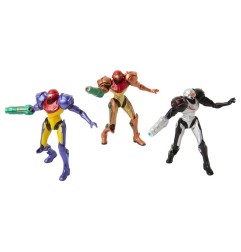 Metroid - World of Nintendo  Mini Figure 3-Pack Chozo Power Suits 6 cm