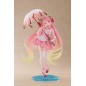Hatsune Miku - AMP PVC Statue Newley Written Sakura Miku Sakura Dress Ver. 21 cm